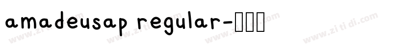 amadeusap regular字体转换